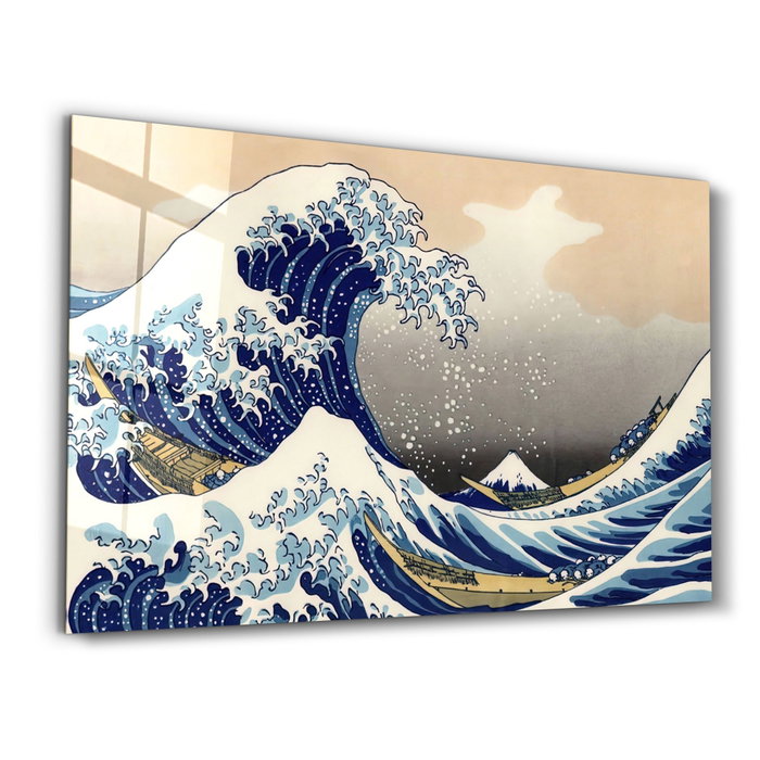 Wallity Pintura Decorativa de Vidrio Templado Multicolor 46 x 72 cm